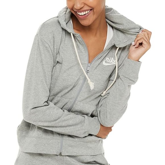 nike women's sportswear gym classic hoodie